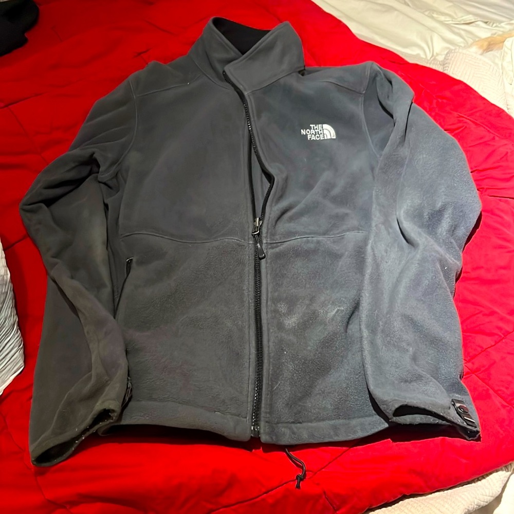 North face full zip jacket